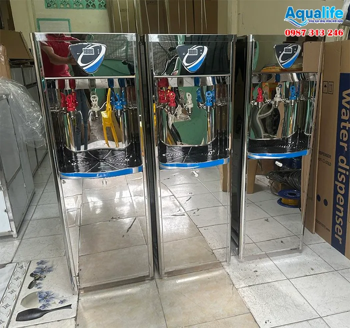 may loc nuoc cj175 vo inox 3 voi nong lanh nguoi 5