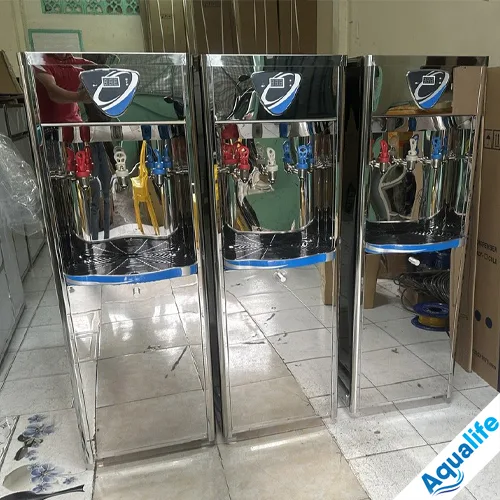 Máy lọc nước CJ175 vỏ inox 3 vòi nóng lạnh nguội - Ảnh 3