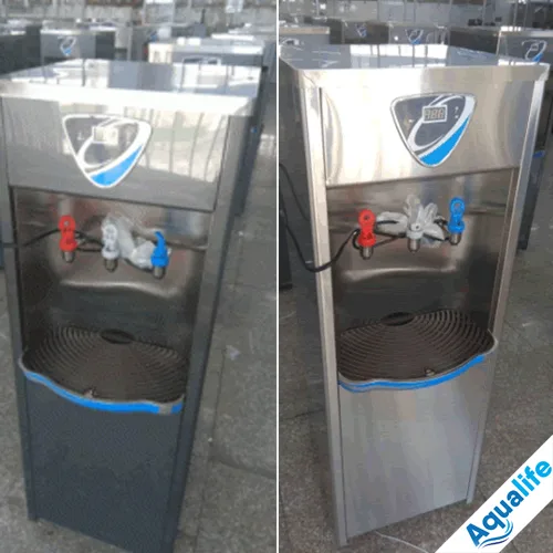 Máy lọc nước CJ175 vỏ inox 3 vòi nóng lạnh nguội - Ảnh 2