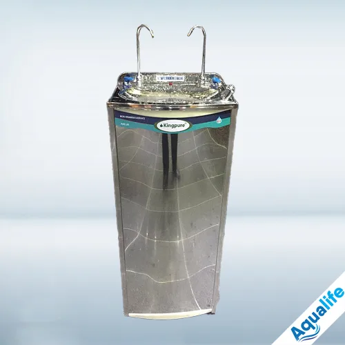 Máy lọc nước uống trực tiếp 2 vòi lạnh vỏ inox 304 - Kingpure
