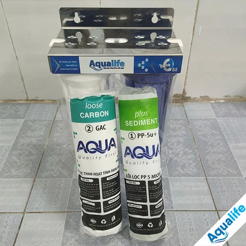 Bộ 2 cốc lọc 10 inch Aqualife (1 cốc trong suốt + 1 cốc trắng) - Ảnh 4