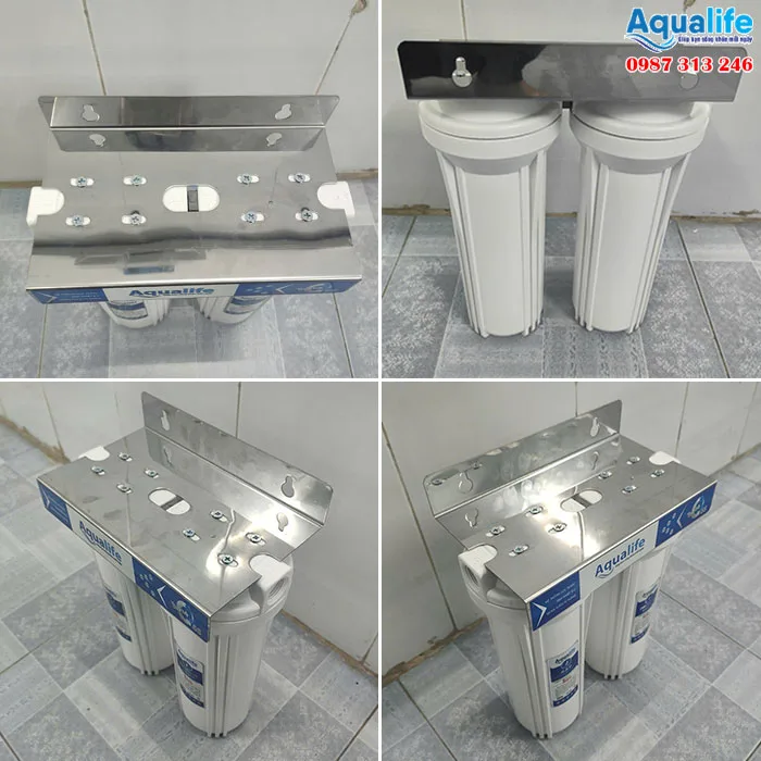 Bộ 2 cốc lọc thô 10 inch trắng Aqualife 10 bo 2 coc loc tho 10 inch trang aqualife 5