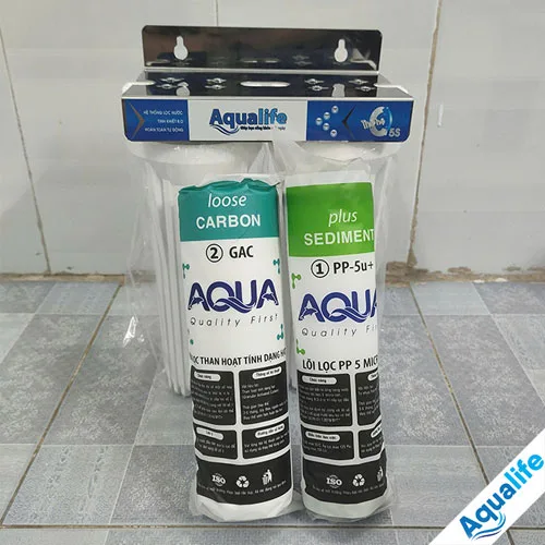 Bộ 2 cốc lọc thô 10 inch trắng Aqualife 4 Bộ 2 cốc lọc thô 10 inch trắng Aqualife - Ảnh 4