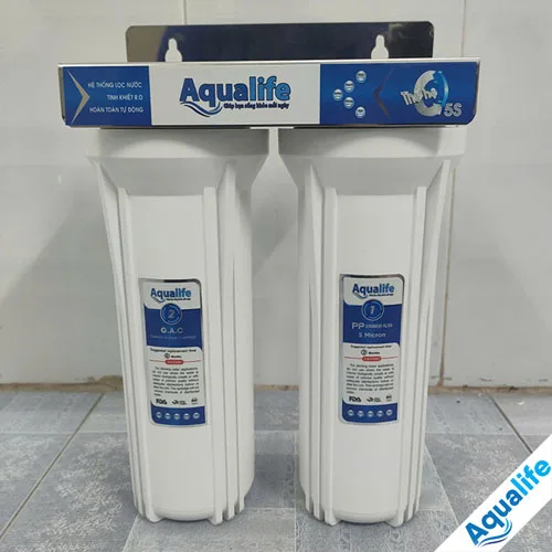 Bộ 2 cốc lọc thô 10 inch trắng Aqualife 1 Bộ 2 cốc lọc thô 10 inch trắng Aqualife