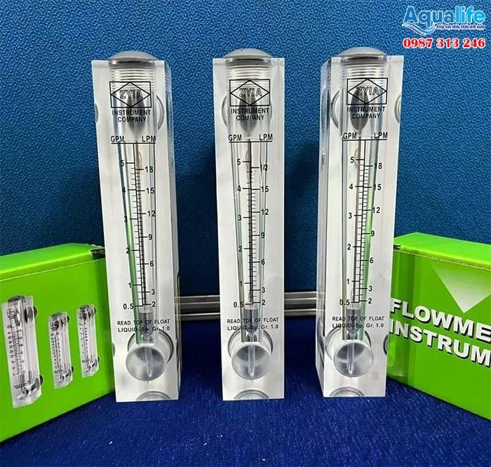 Lưu lượng kế cs 18l/p - 5GPM - Hình minh họa