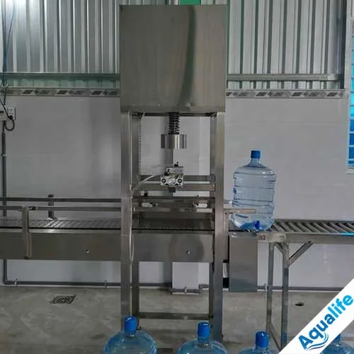Máy đóng nắp bình 20 lít tự động - Ảnh 2