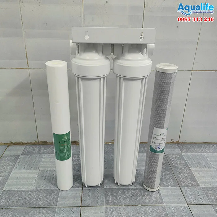 Ưu điểm của bộ 2 cốc lọc 20 inch Aqualife