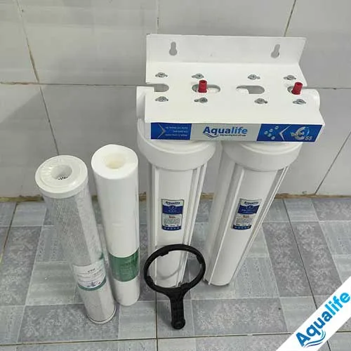 Bộ 2 cốc lọc trắng 20 inch Aqualife - Ảnh 2