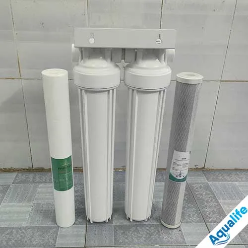 Bộ 2 cốc lọc trắng 20 inch Aqualife - Ảnh 4