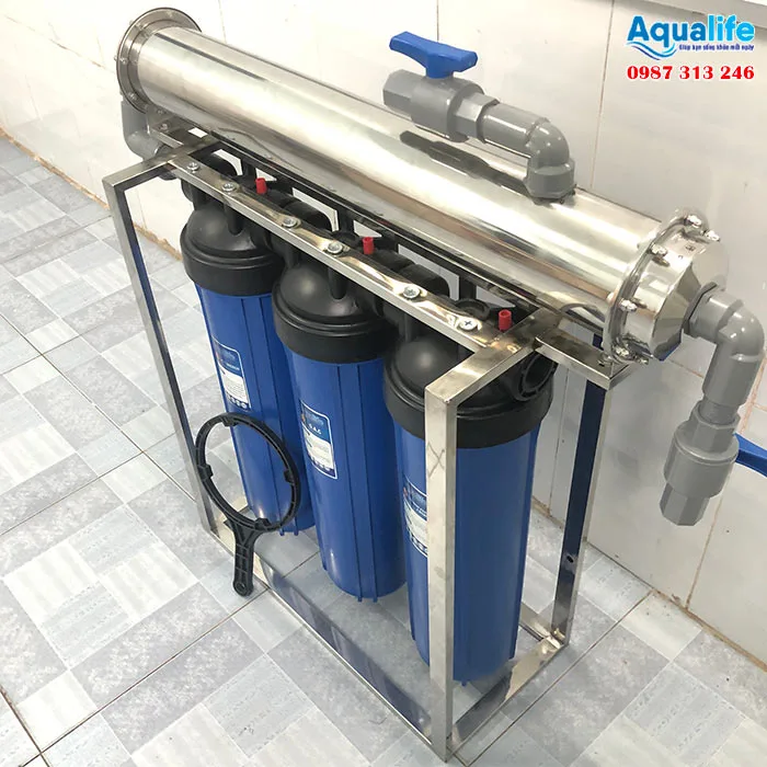 Màng UF và bộ 3 cốc lọc đầu nguồn