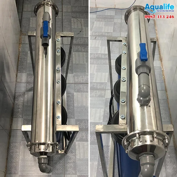 Vỏ màng lọc UF chất liệu inox bên bỉ
