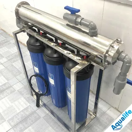 Bộ 3 cốc lọc bigblue 20 inch kết hợp màng UF inox - Ảnh 2