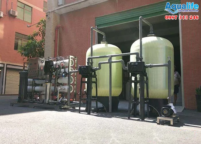 Dây chuyền lọc nước tinh khiết 6000 lít/giờ 7 Dây chuyền lọc nước tinh khiết 6000 lít/giờ do Aqualife lắp đặt