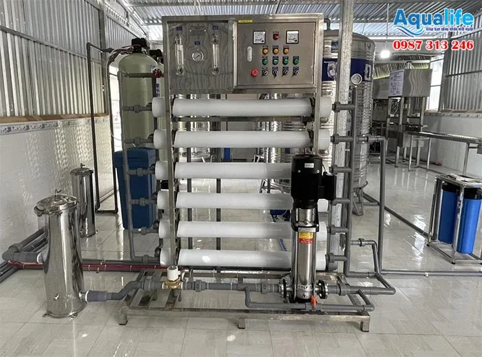 Dây chuyền sản xuất nước tinh khiết 5000 lít/giờ công suất lớn