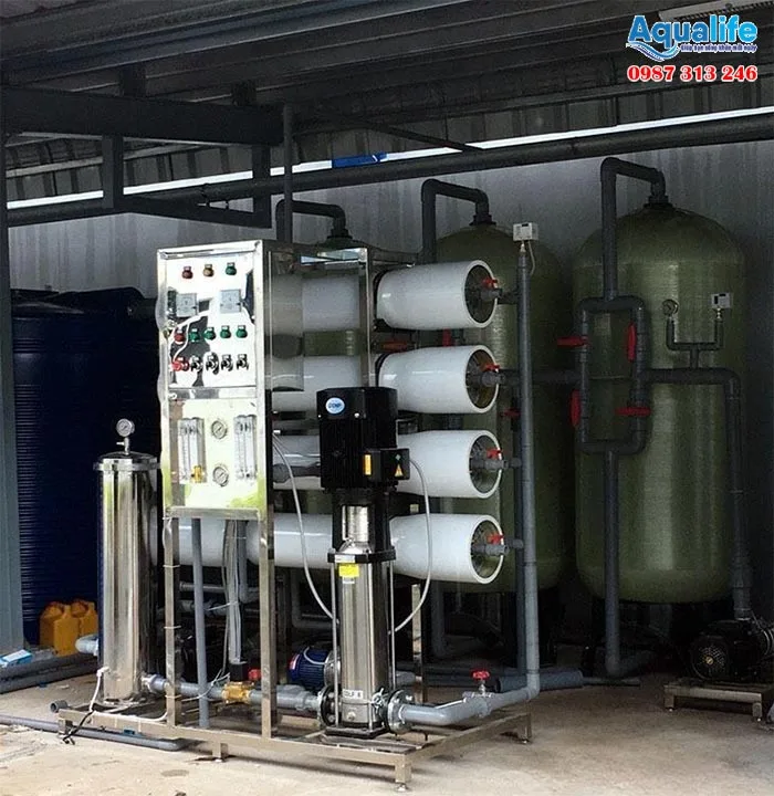 Thông số kỹ thuật của dây chuyền sản xuất nước tinh khiết 5000 l/h