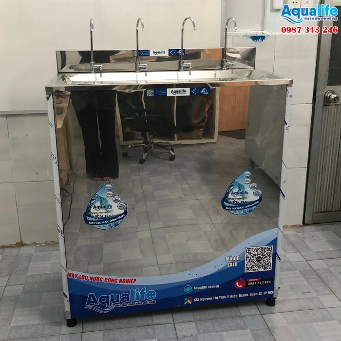 Máy lọc nước công nghiệp 50 l/h tủ inox SS304 của Aqualife
