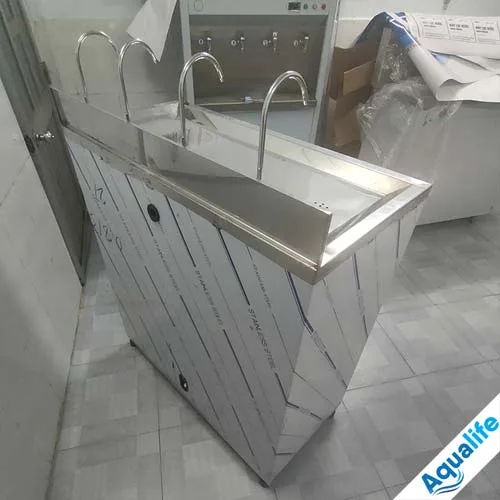 Máy lọc nước công nghiệp 50 l/h tủ inox SS304 - Ảnh 3