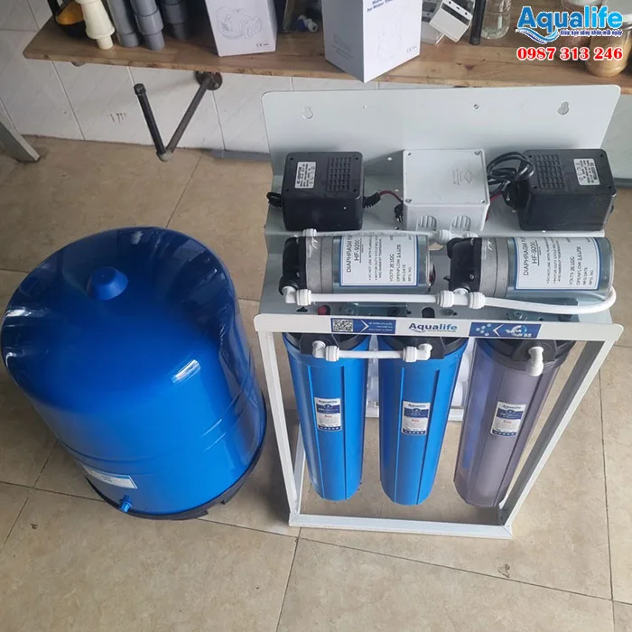Ưu điểm của máy lọc nước bán công nghiệp 50 lít/h màng lọc RO 400G