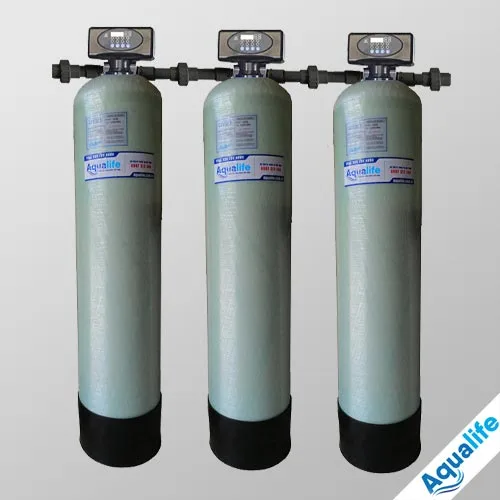 3 trụ composite lọc nước phèn tự động