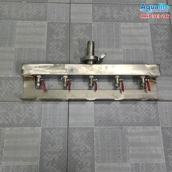 Bộ vòi chiết rót nước uống cho 5 chai cùng lúc