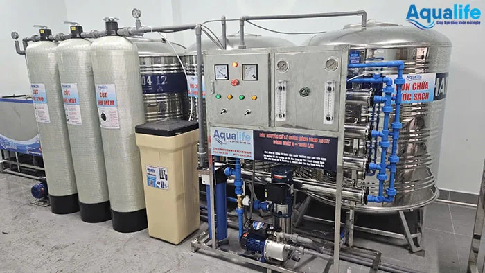 Quy trình sản xuất nước đóng bình 20 lít