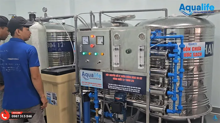Quy trình sản xuất nước đóng bình 20 lít