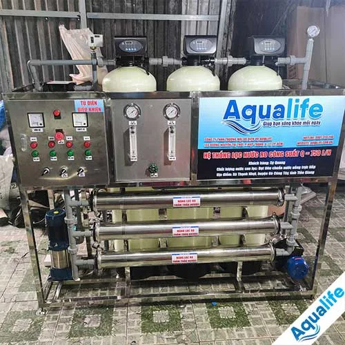 TRANG CHỦ 17 Hệ thống RO 750 l/h hoàn toàn tự động - Cung cấp nước sạch tinh khiết
