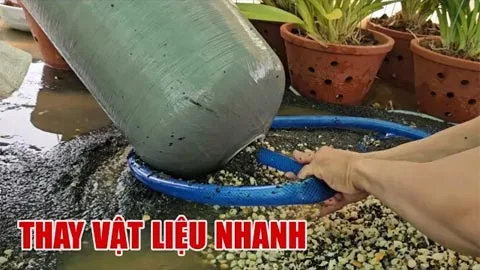 Cách tự thay vật liệu lọc trụ composite đầu nguồn thực hiện tại nhà 1 video cach tu thay vat lieu loc tru composite dau nguon