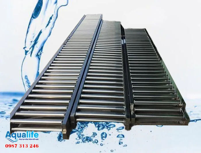 Băng tải con lăn inox 2m - Ảnh 4