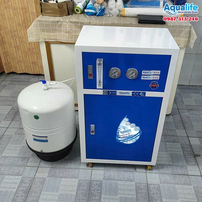 Máy lọc nước bán công nghiệp 30 l/h vỏ tủ thép