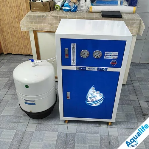 Máy lọc nước bán công nghiệp 30 l/h vỏ tủ thép - Ảnh 2