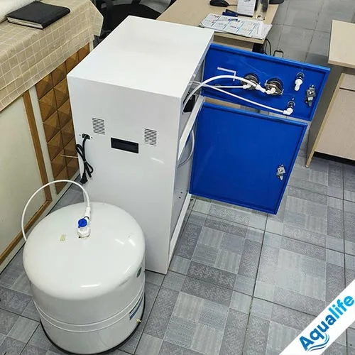 Máy lọc nước bán công nghiệp 30 l/h vỏ tủ thép - Ảnh 3