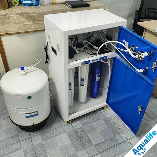 Máy lọc nước bán công nghiệp 30 l/h vỏ tủ thép - Ảnh 4
