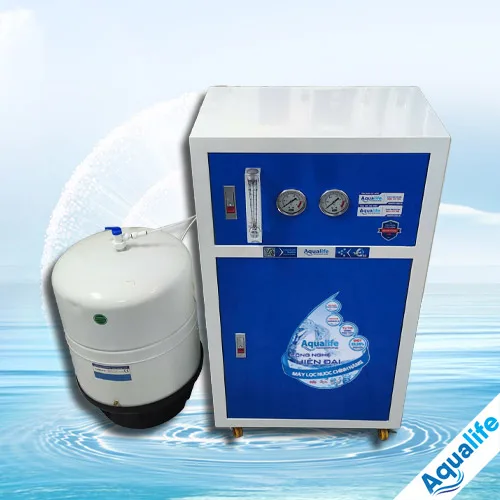 Máy lọc nước RO vỏ tủ thép công suất 150 lít/giờ