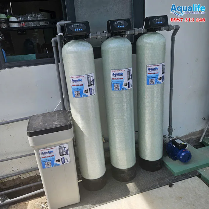 Hệ thống lọc tổng xử lý kim loại làm mềm nước