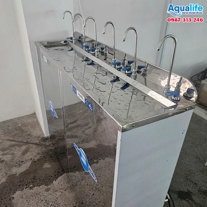 Máy lọc nước 6 vòi lạnh công nghiệp