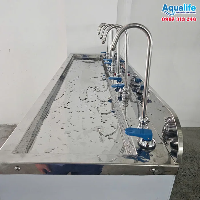 Máy lọc nước 6 vòi lạnh công nghiệp