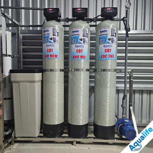 Hệ thống lọc nước RO 250 L/h tủ điện PLC 3 Hệ thống lọc nước RO 250 L/h tủ điện PLC - Ảnh 3