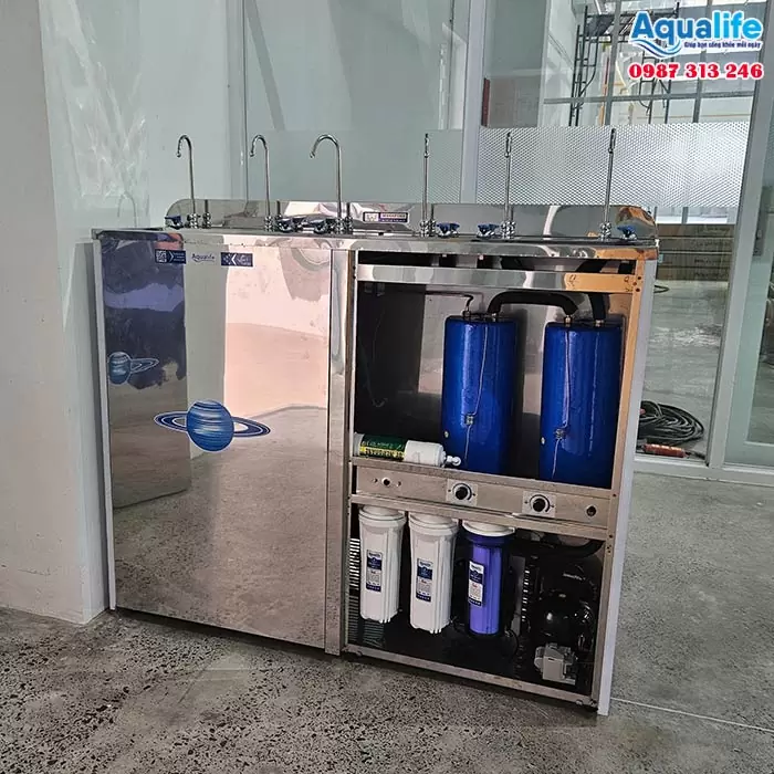Hệ máy lọc nước 6 vòi nóng lạnh nguội - Công nghệ lọc UF