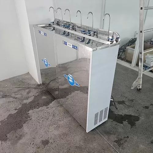 Máy lọc nước 6 vòi nóng lạnh nguội tủ inox - Ảnh 2