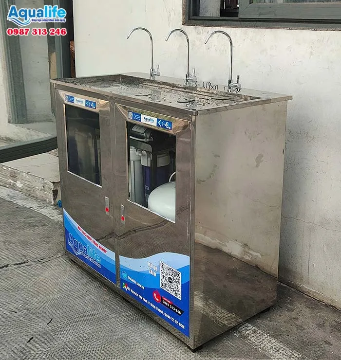 Máy lọc nước RO 65 lít/giờ với 4 màng lọc 100G