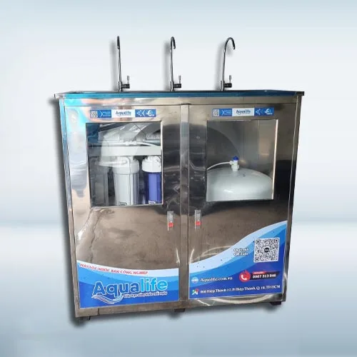 Máy lọc nước tủ inox 3 vòi 75 lít/giờ