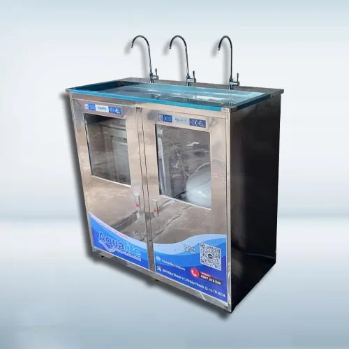 Máy lọc nước tủ inox 3 vòi 75 lít/giờ - Ảnh 2