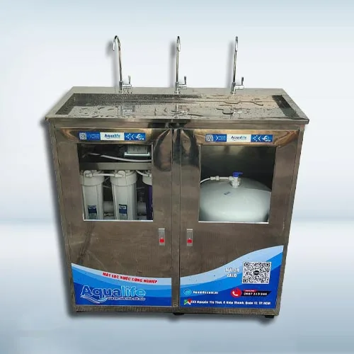 Máy lọc nước tủ inox 3 vòi 75 lít/giờ - Ảnh 3
