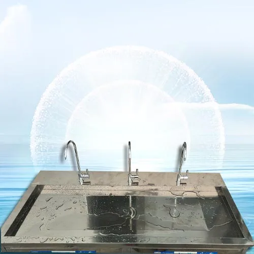 Máy lọc nước uống 3 vòi 50 lít/giờ tủ inox - Ảnh 4