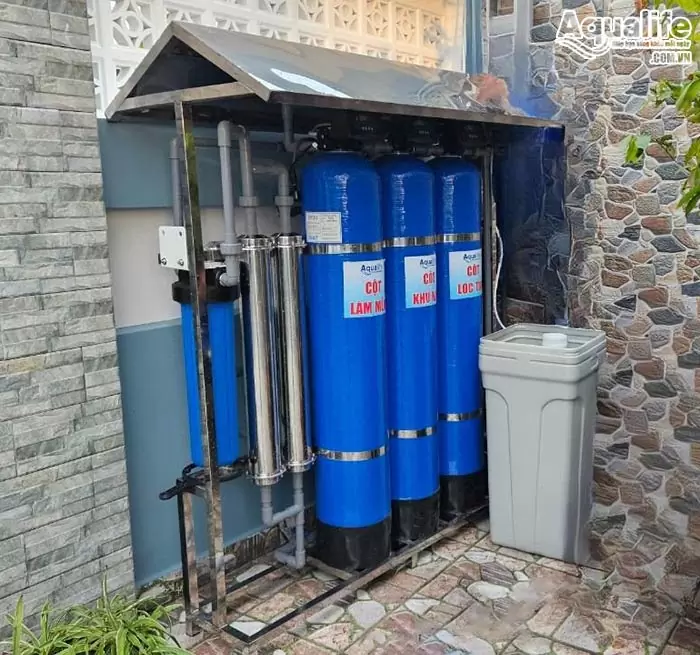 Cation - Vật liệu lọc giúp làm mềm nước cứng, nước nhiễm vôi 5 Hệ thống làm mềm nước sử dụng hạt nhựa cation loại bỏ độ cứng hiệu quả