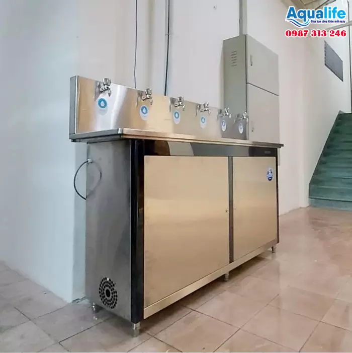 6 vòi lấy nước máy lọc DAD-6S thiết kế vặn tay cơ