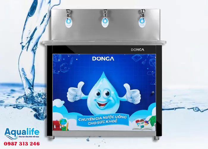 Máy lọc nước uống 3 vòi DAD-3S DONGA inox 304 công suất 100L/h