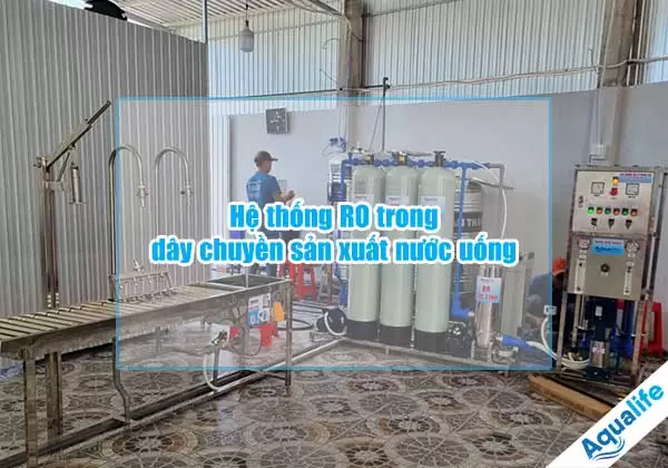 he thong ro trong day chuyen san xuat nuoc uong