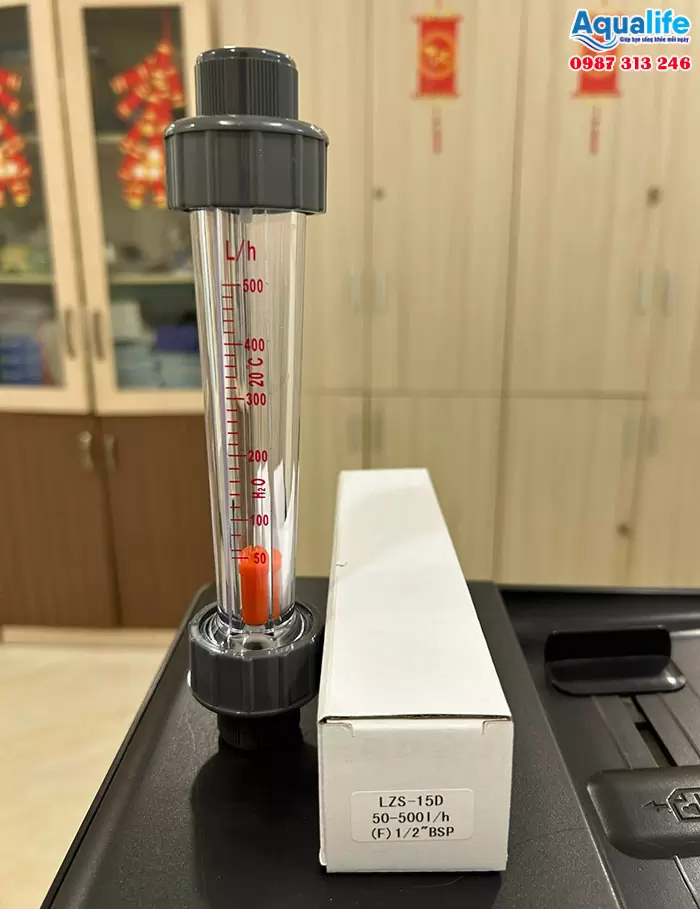Lưu lượng kế LZS-15D dạng col đo 50-500 L/h chính xác